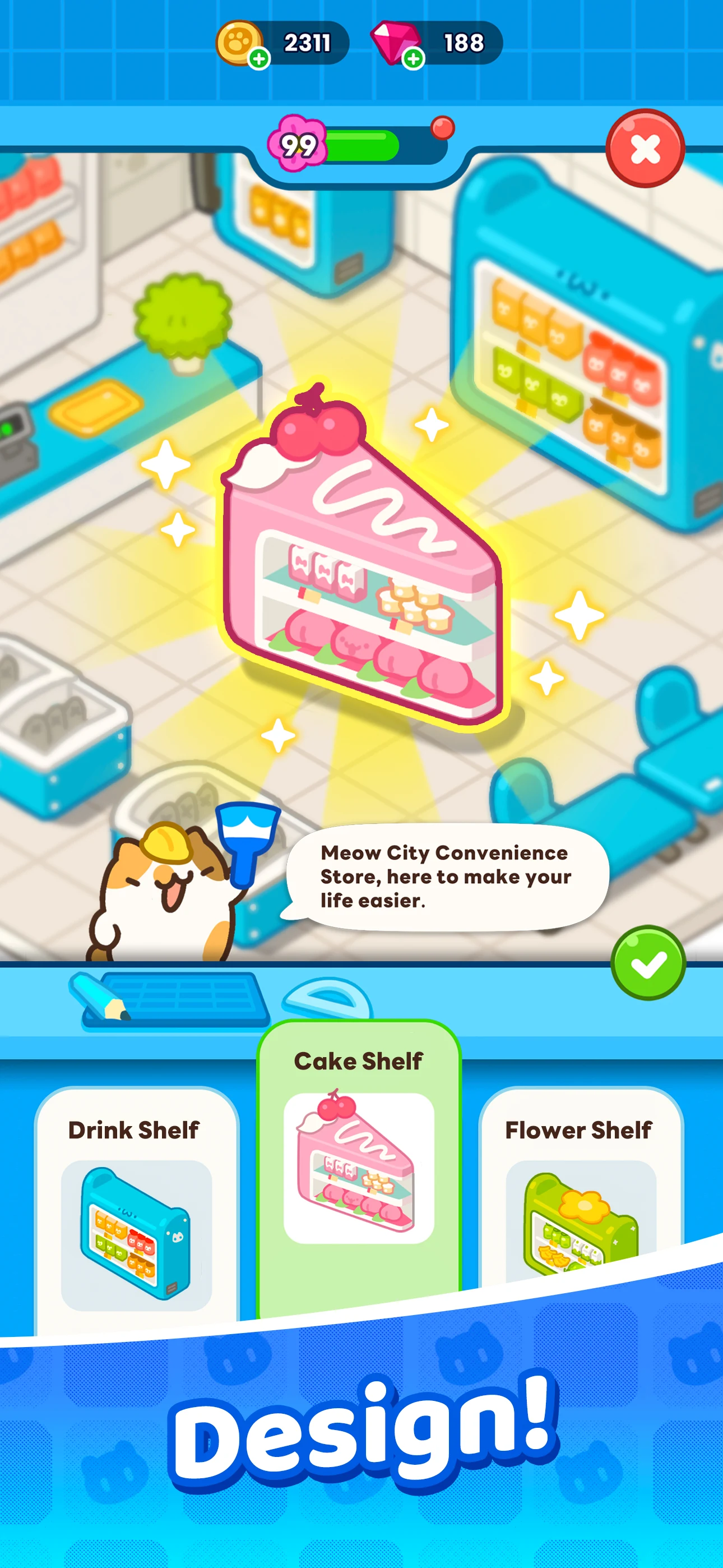 Lazy Meow City: Merge & Cats screenshot