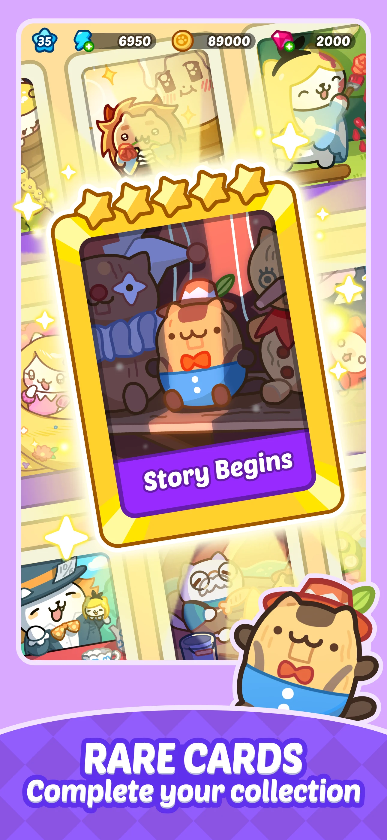 Lazy Meow City: Merge & Cats screenshot