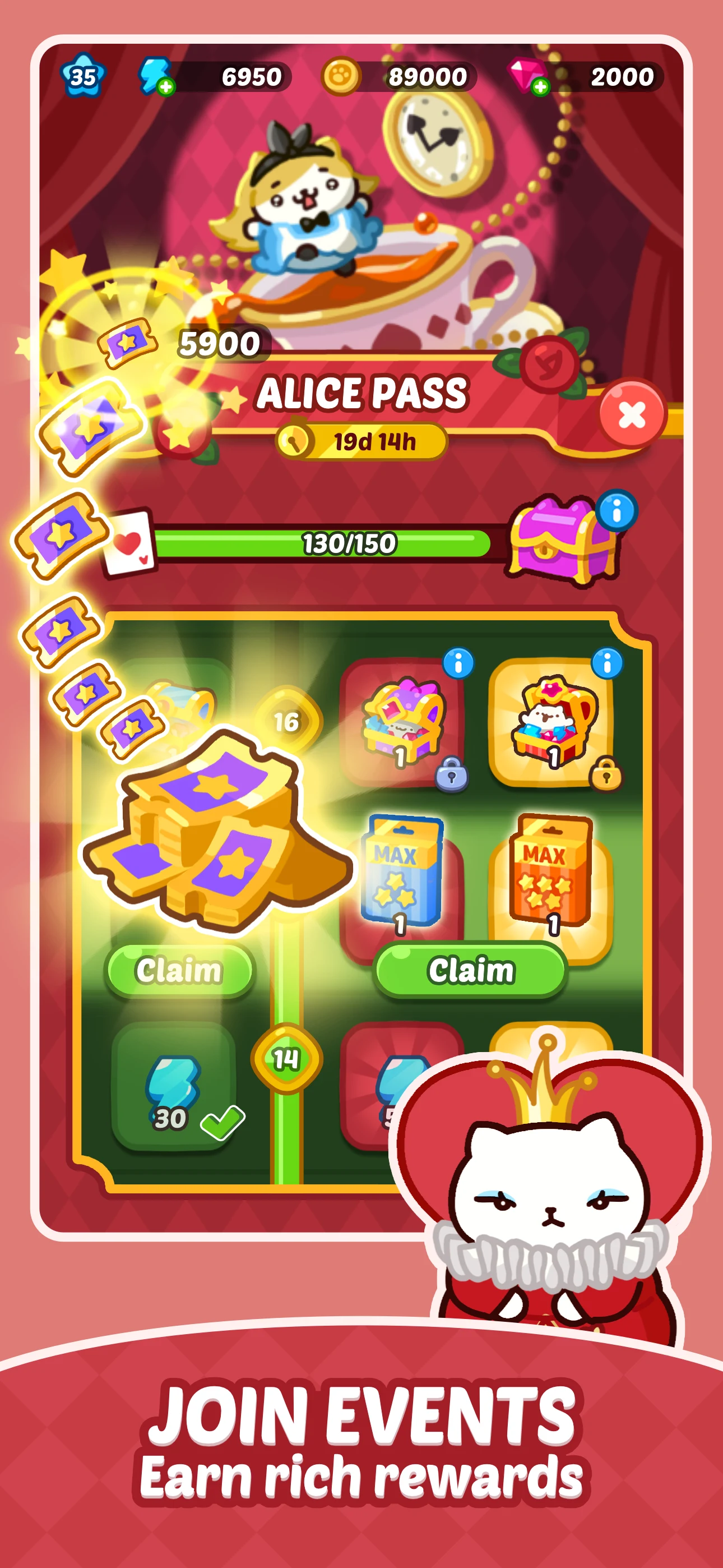 Lazy Meow City: Merge & Cats screenshot